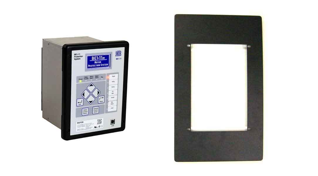 Mounting plate to match Multilin 269 drawout retrofit, Basler p/n: 9424200075